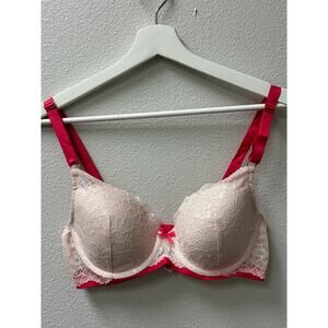 Victoria Secret Womens Lined Demi-Buste Double Size‎ 36C Pale Pink